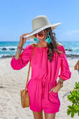 Malibu Off The Shoulder Romper - Jess Lea Boutique