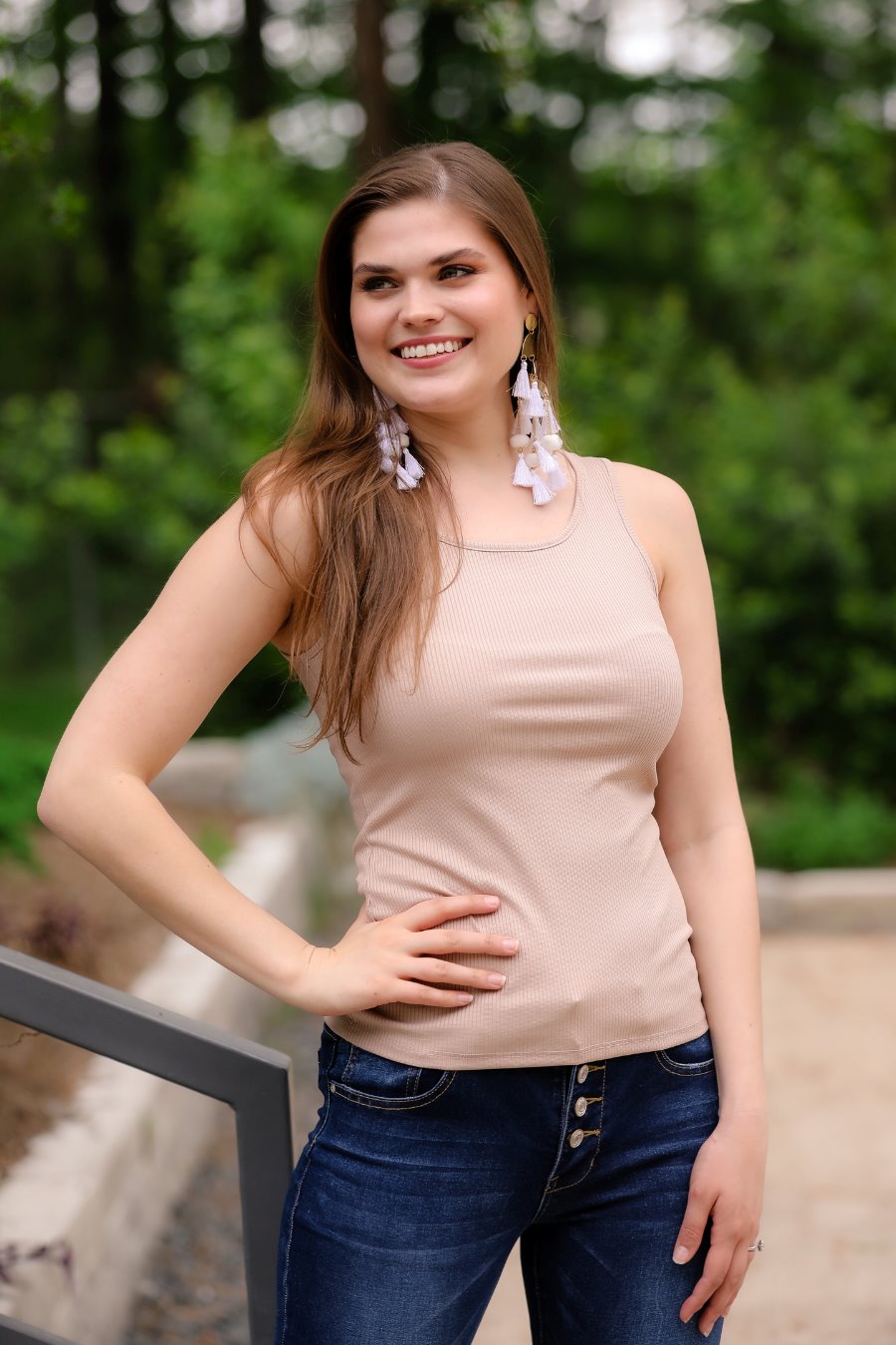 Basic Ribbed Tank Top - Jess Lea Boutique