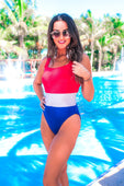 PREORDER-Firework Show Color Block Swimsuit