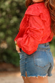 PREORDER-Going Places Ruffle Bodysuit
