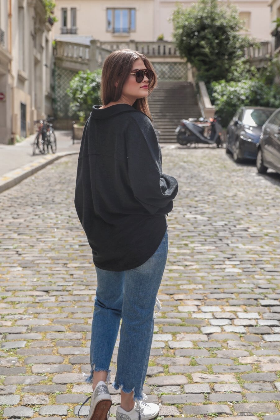 Harper Button Top