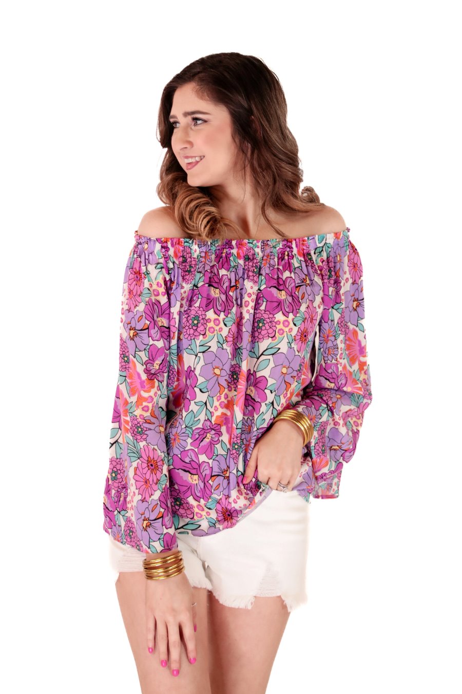 PREORDER-In Bloom Off The Shoulder Top