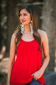 Leah Woven Cami - Jess Lea Boutique