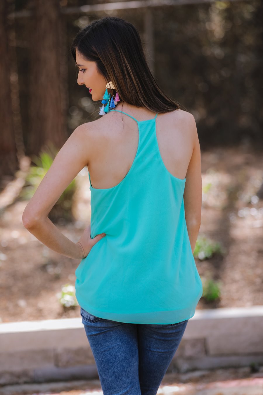 Leah Woven Cami - Jess Lea Boutique