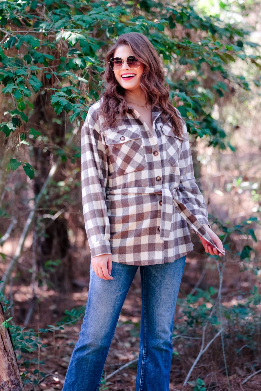 PREORDER-Maple Plaid Shacket