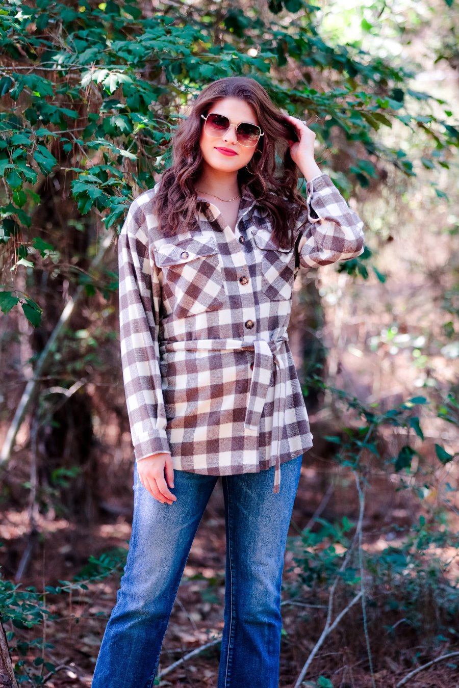 PREORDER-Maple Plaid Shacket