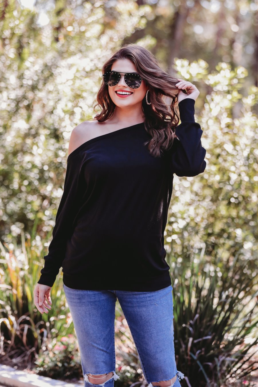 PREORDER-Never Basic Cold Shoulder Top