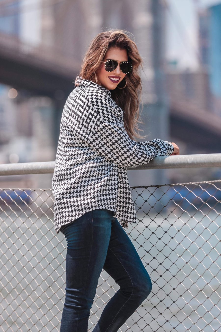 PREORDER-Sonoma Houndstooth Shacket