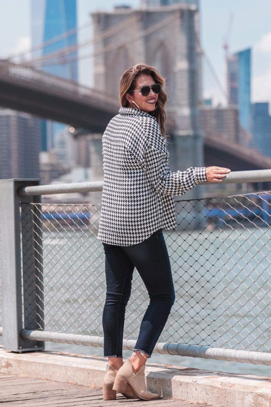 PREORDER-Sonoma Houndstooth Shacket