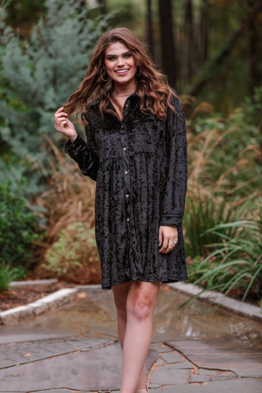 PREORDER-Sweet Surprise Velvet Dress