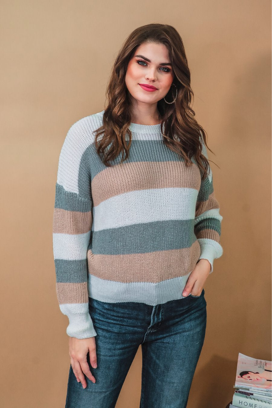 PREORDER-Vermont Striped Sweater