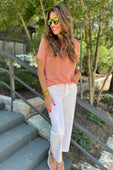 Sun Baked Vintage Wash Tee - Jess Lea Boutique