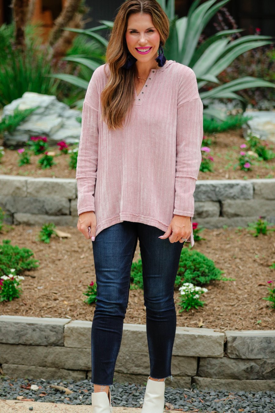 Victoria Chenille Tunic - Jess Lea Boutique