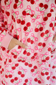 Cozy Blanket Hoodie- Cherry Bomb