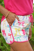 Midnight Bow Neon Pastel Everyday Shorts