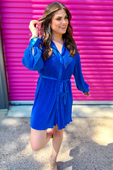 Hot Shot Pleated Tie Dress - Jess Lea Boutique