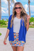 Orange Voyage Striped Skort