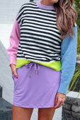Solid Lavender Skort - Jess Lea Boutique