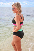 Shades of Summer Two Piece Swimsuit- Black