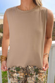 Banks Basic Lettuce Tank- Mocha