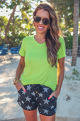 PREORDER-Rockstar Checkered Everyday Shorts - Jess Lea Boutique