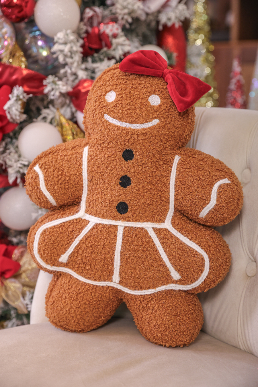 PREORDER- Ginny The Gingerbread Girl Pillow - Jess Lea Boutique
