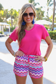 PREORDER-Zig Zag Zone Everyday Shorts - Jess Lea Boutique
