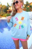 Sunshine Patch Pullover - Jess Lea Boutique
