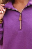 Miley Quarter Zip Pullover - Jess Lea Boutique