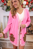 PREORDER- Ginny The Gingerbread Girl Long Cardigan - Jess Lea Boutique