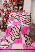 PREORDER- Checkered Bow Christmas Treat Blanket - Jess Lea Boutique