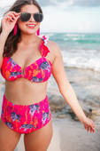 Watch The Waves Two Piece Swimsuit - Jess Lea Boutique