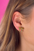 Golden Bow Studs - Jess Lea Boutique