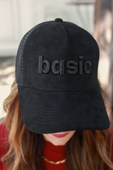 Basic Suede Trucker Hat - Jess Lea Boutique
