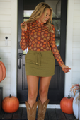 PREORDER Keigan Mesh Top- Pumpkin Perfection - Jess Lea Boutique