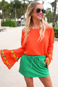 Miranda Embroidered Top - Jess Lea Boutique