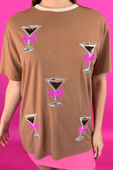Espresso Martini Oversized Tee - Jess Lea Boutique