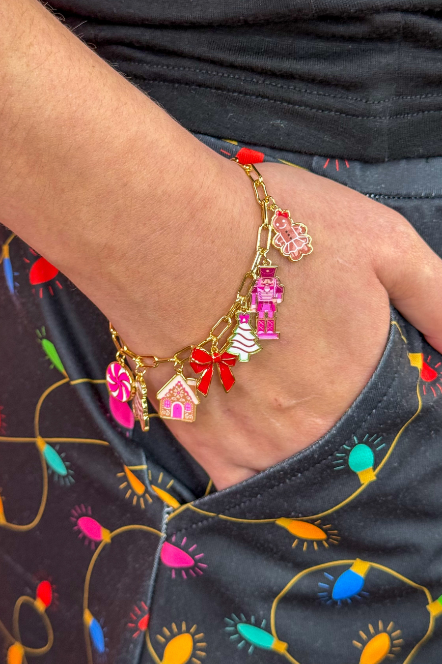 Holiday Story Charm Bracelet