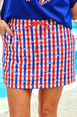 Gingham Glory Skort