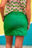Sadie Cargo Skirt- Green