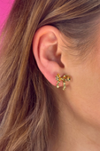 Golden Bow Studs - Jess Lea Boutique