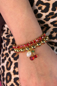 Golden Cherry Bracelet - Jess Lea Boutique