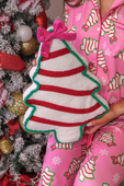 PREORDER- Bow Christmas Treat Pillow - Jess Lea Boutique