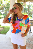 Sweet Sunshine Floral Top - Jess Lea Boutique