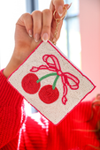 Cherry Bow Coin Purse