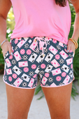 PREORDER-House Of Cards Everyday Shorts - Jess Lea Boutique