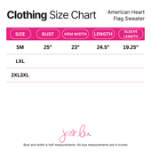 American Heart Flag Sweater - Jess Lea Boutique