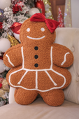 PREORDER- Ginny The Gingerbread Girl Pillow - Jess Lea Boutique