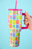 Bow Bonanza Tumbler, Neon - Jess Lea Boutique