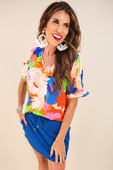 Sweet Sunshine Floral Top - Jess Lea Boutique